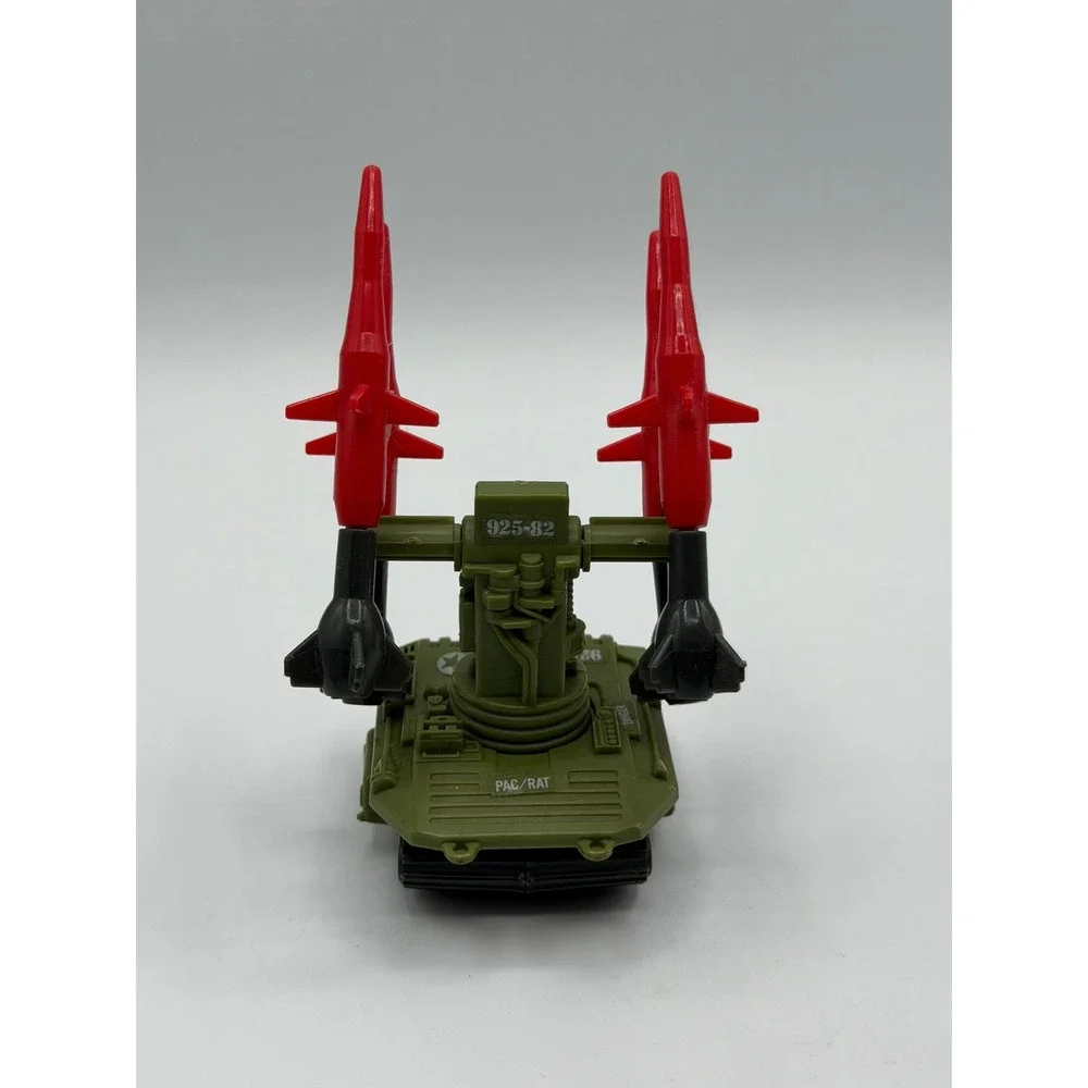 Vintage GI Joe PAC RAT Missile Launcher Green Mobile Unit 925-82 with 4 Missiles